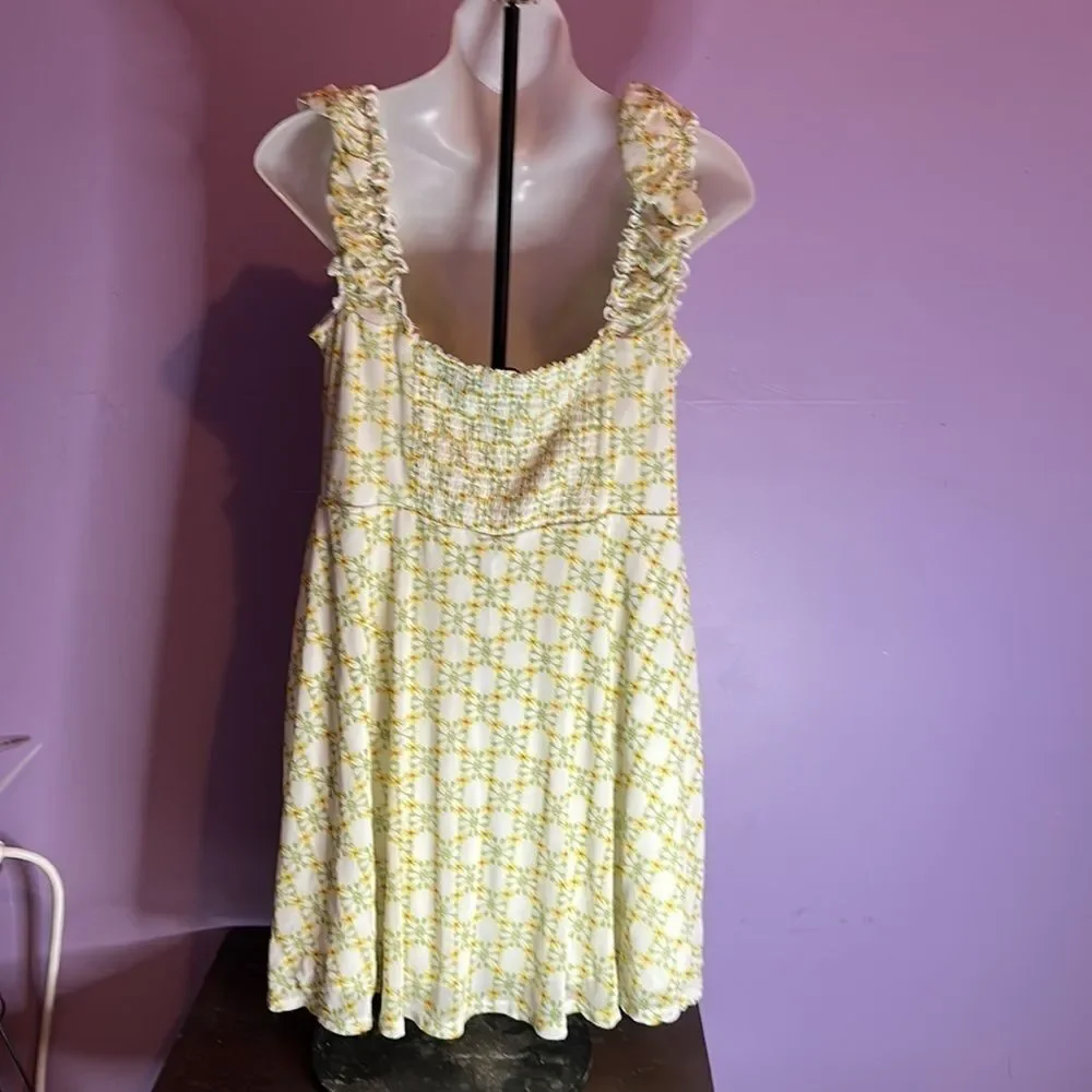 Urban Outfitters Floral Off The Shoulder Blouse Women’s Size XL Bohemian Top